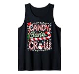 Candy Cane Crew Christmas Pajamas Adult Men Women Kids Tank Top