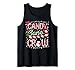 Candy Cane Crew Christmas Pajamas Adult Men Women Kids Tank Top