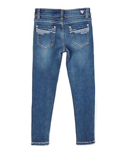 Image of ToBeInStyle Girl's Denim Easy Styling Classic Timeless Everyday Jeans Zip-Up Closure