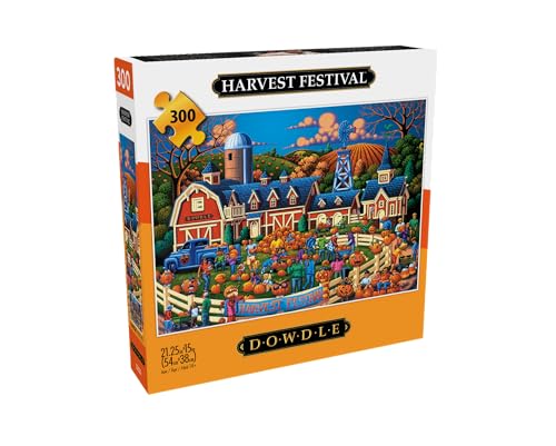 Buffalo Games - Eric Dowdle Harvest Festival - Rompecabezas de 300 piezas para adultos | Arte de Eric Dowdle, Hecho en EE.UU., Piezas fáciles de agarrar, Tablero reciclado, 21.25 x 15 in, Incluye póster, Arte para enmarcar, Ideal para regalo miniatura 3