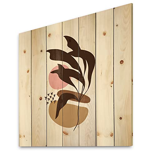 Imprimé moderne de haute qualité sur bois de pin véritable DesignQ