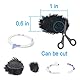 YOUSHARES Kamera Mic Windschutzscheibe, 8 PCS Pelz Wind Muff Wind Abdeckung für DSLR eingebautes Mikrofon Outdoor Wind Filter