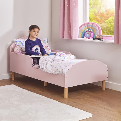 Liberty House Toys Pink Toddler Bed, H68 x W74 x D144cm