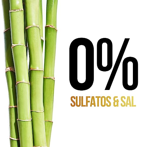 Pantene - Creme para Pentear Bambu, Nutre e Cresce, com Óleo Capilar de Ricino, sem Sal, para Cachos