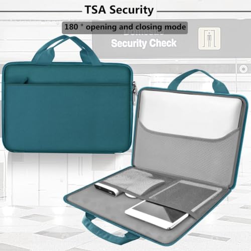 Image of Hseok Laptop Sleeve 13-14 Inch Case Briefcase Compatible with MacBook Neo Pro 14 M5 /M4 /M3 /M2 /M1, All Models 13.3 Mac Air /Pro, XPS 13 14, Most Popular 13 inch-14 inch Notebooks,D01E01