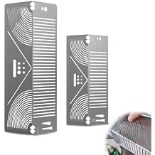 2 Pack Precision Flex Angle & Arc Marking Tool, Angle & Arc Marking Tool, Regla Giratoria Para Cortes MetaLico Para Soldadores, Adjustable Linear Arc Dual-Purpose Scriber, Metal Marking Tool
