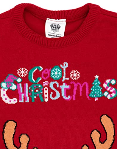 Paw Patrol Christmas Jumper Kids Girls Skye Rudolph Knitted Xmas Sweater4