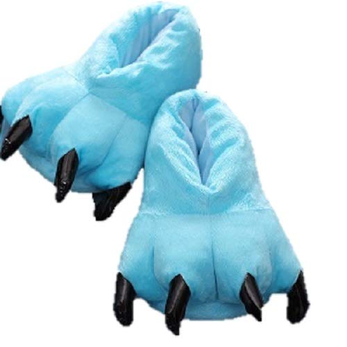 Pantufa Azul Pata de Garra Chinelo - Calça 35 a 39
