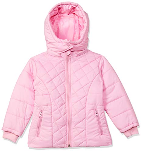 Image of Amazon Brand - Symbol Girls Girls Quilted Winter Jacket with Detachable Hood | Age 2-12 Years