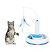 Electric Rotate Best Interactive Cat Feather Toys Teaser Motion Kitten Toys (Cat Toy)