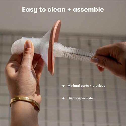 Image of 2-in-1 Manual + Silicone Suction Breast Pump SoftFeel Flange 21mm