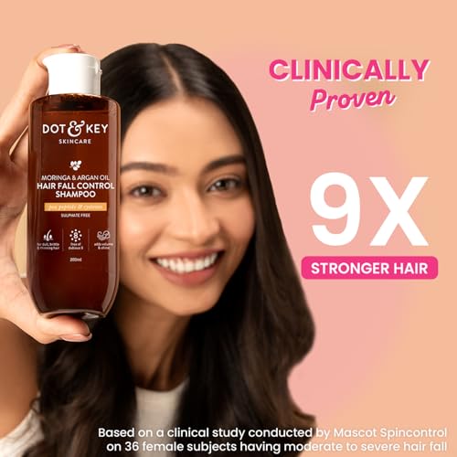 Image of Dot & Key Moringa Argan Shampoo & Conditioner Combo | Shampoo 200ml, Conditioner 120ml