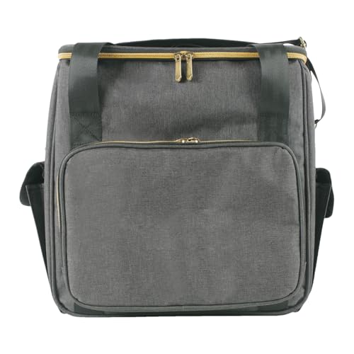 Generisch Almacenamiento para álbum de registros, soporte para álbum de discos, organizador de bolsas protectoras para CDs. La bolsa organizadora a prueba de polvo contiene hasta 45 placas para la