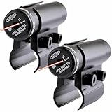 WIPBOTEN 2 Pack Red Laser Sight for with Barrel Clamp Mount for Rifle Shot Gun Press Button (RED Laser)
