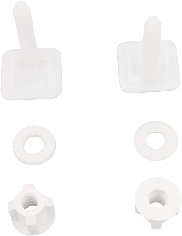 Renovators Supply Manufacturing White Plastic Soft Close Toilet Seat Elongated Slow Close Toilet Seat With Adjustable Mounting Hardware