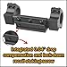 Gotical 20 mm Picatinny Zero Recoil Scope Mount 34mm Dia Scope Ring with Stopping Pin High Profile Recoil Compensation