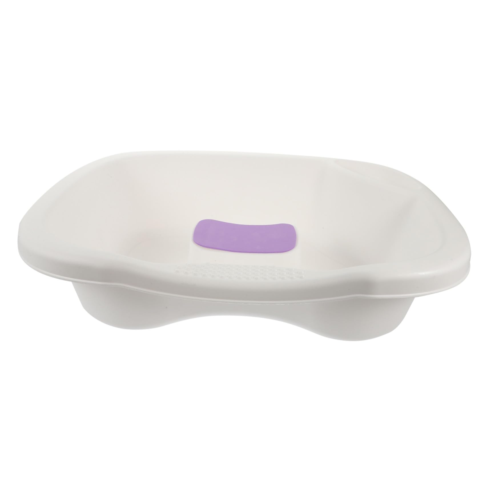 Haarwaschbecken aus Kunststoff Weiß für Liegendes Haarewaschen | Ergonomisches Design, für Kinder und Schwangere Geeignet, Haushalts Bett Shampoobecken