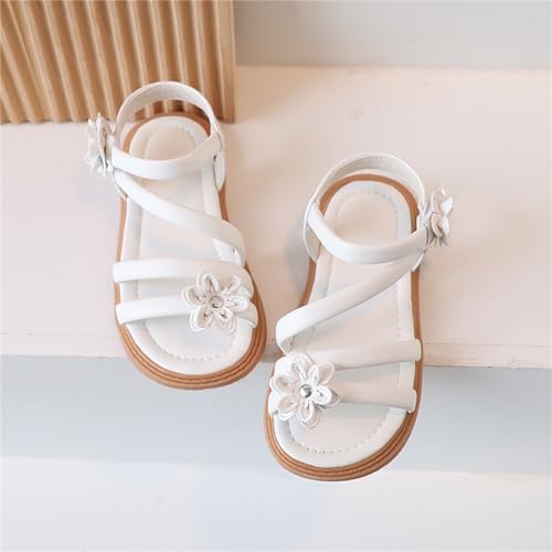 Toddler Kids Girls Flat Sandals Casual Open Toe Flower Design Light Weight Adjustable Straps Summer Walking Sandals4