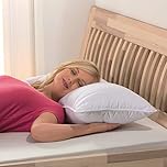 Bestlivings Cuscino cervicale (40 x 80 cm), cuscino di alta qualità con molle insacchettate, cuscino confortevole con cuscino interno a tre strati