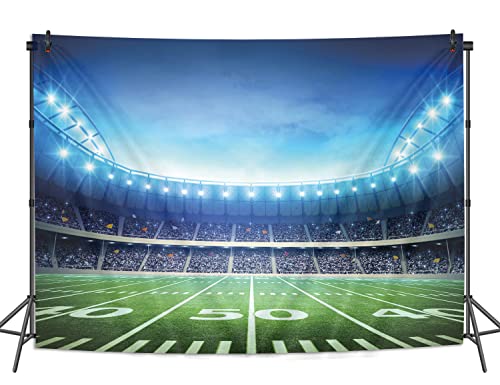 Fondo fotográfico 7x5ft campo de fútbol americano miniatura 7