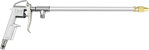 Vista 11 de QWORK Pistola de pulverización, herramienta de aluminio neumática para limpieza de motor de aire, 1/4