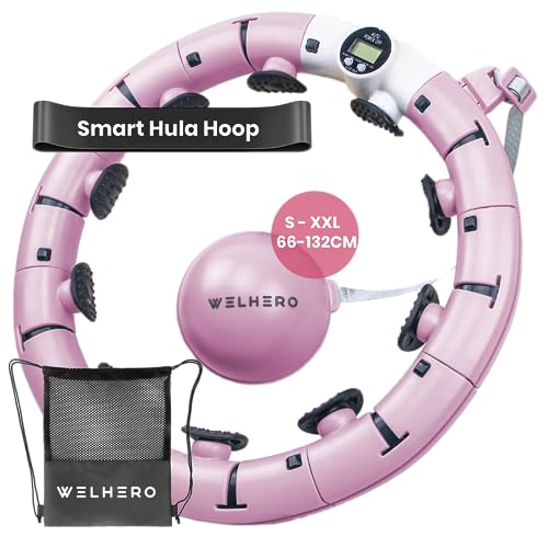 WELHERO® Smart Hula-Hoop Reifen Erwachsene & Anfänger - Einstellbare...