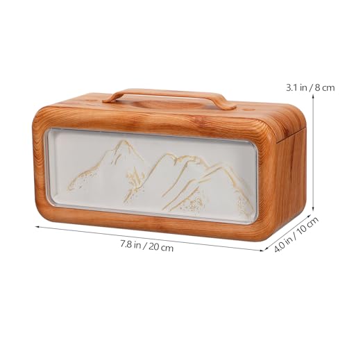 Humidificateur double brume silencieux et portable en bois - 3