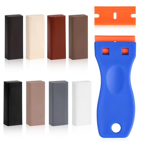 Kit de reparación de azulejos, kit de reparación de azulejos para azulejos, piedra natural, reparación de mármol, kit de reparación de cera dura también para pisos laminados, madera, parquet y vinilo