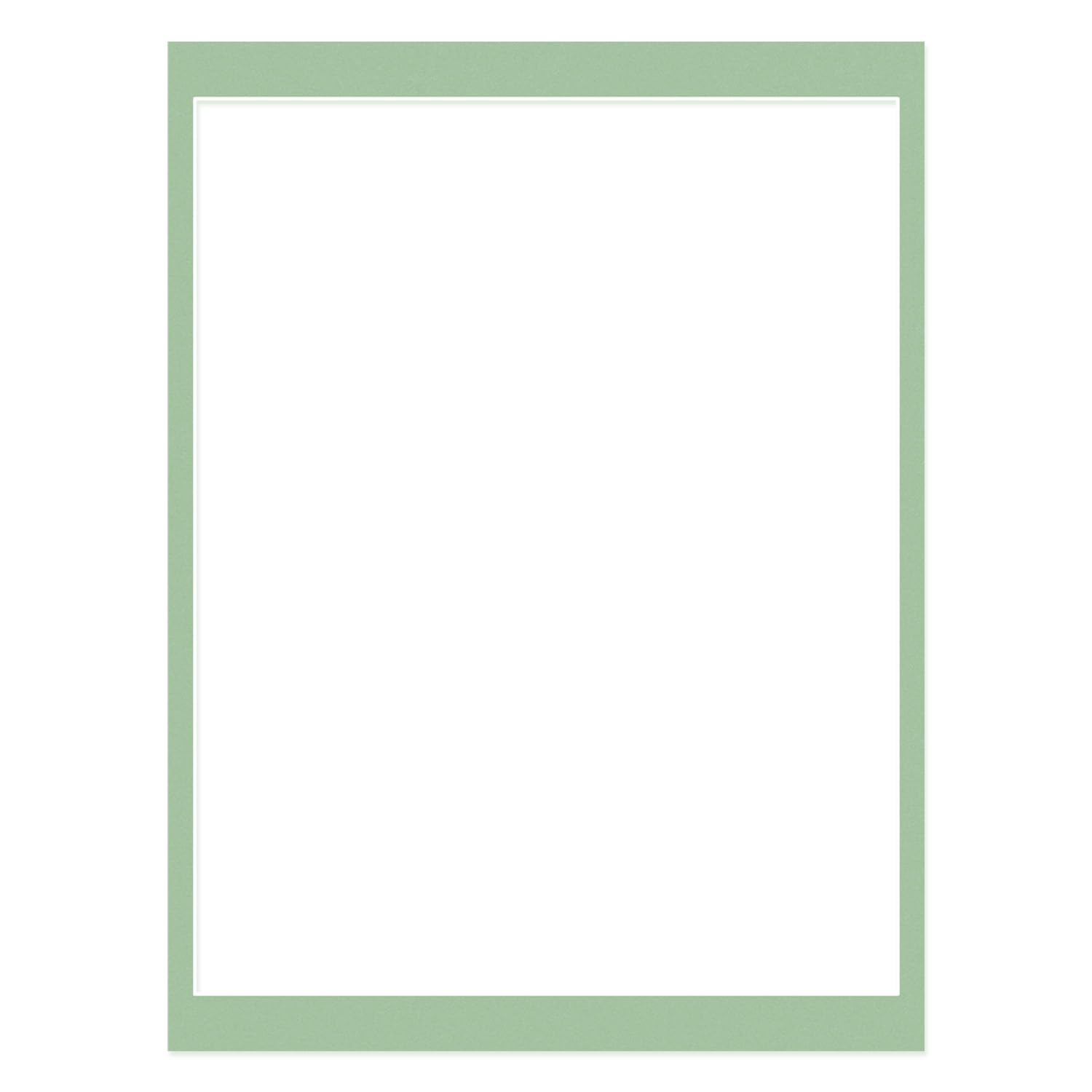 Alison Kingsgate 16x12" Sage Green Picture Mount for 14x11" Aperture — image 1