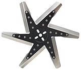 Derale 19117 17' High Performance Stainless Steel Flex Fan Standard Rotation,Black