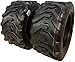 2 NEW HORSESHOE 18x8.50-10 8Ply Skid Tractor Trac Lug Tubeless Tires w/Rim-Guard Wall Heavy Duty D Load 18x8.50x10 18x8.5-10 NHS R-4 G2/L2 T168 18x8.5x10 1885010