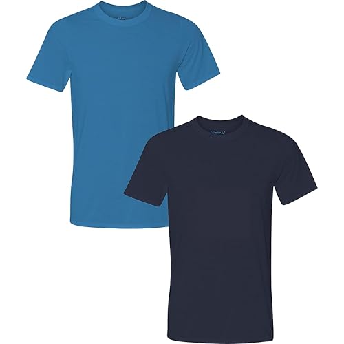 Gildan Men's Moisture Wicking Polyester Performance T-Shirt, 2-Pack