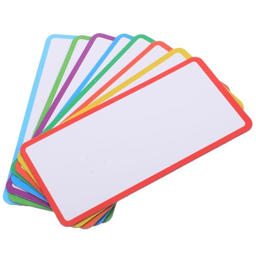 ledmomo 24個 磁気ネームプレート 磁性姓名貼 消去可能ホワイトボードラベル 多機能マグネットタグ 冷蔵庫 収納用 繰り返し使用可能 事務所