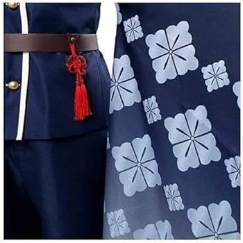 Amazon.co.jp: 刀剣乱舞 白山吉光 コスプレ 衣装 着物 帽子付属