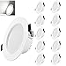 Produktbild Gr4tec Led Einbaustrahler Set 230V, inkl. 10 x 7W Slim Led Spots Flach Neutralweiß 4000K,85-95mm AC 85-265V Deckenspots Led Deckeneinbauleuchte Für Wohnzimmer, Schlafzimmer, Küche