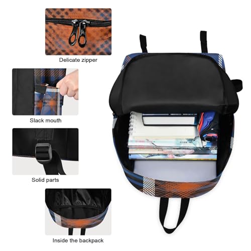 Mochilas para niños de rayas azules sin humedad para llevar libros y lonchera al colegio 3