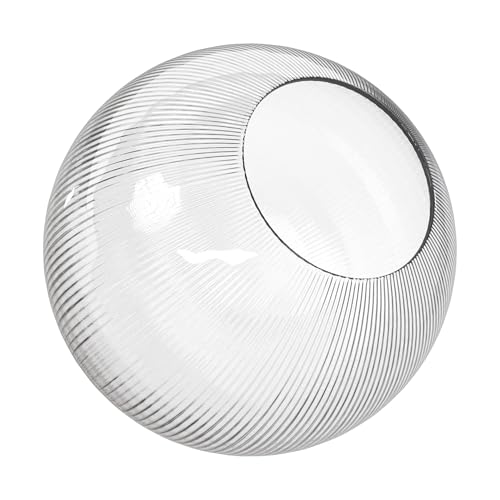Image of KASTLITE 12 inch Prismatic Acrylic Post Globe, 5.25 inch Neckless Opening, USA | Street Light Cover Replacement - Outdoor Lighting Diffuser for Yard - Weatherproof, UV & Impact Resistant - Plastic Not Glass