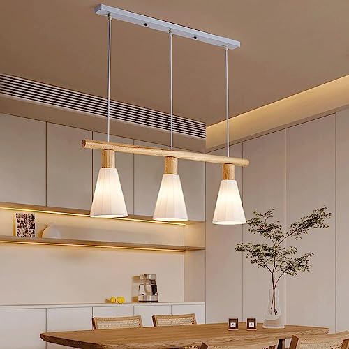Lustre à 3 lumières design géométrique en métal brossé