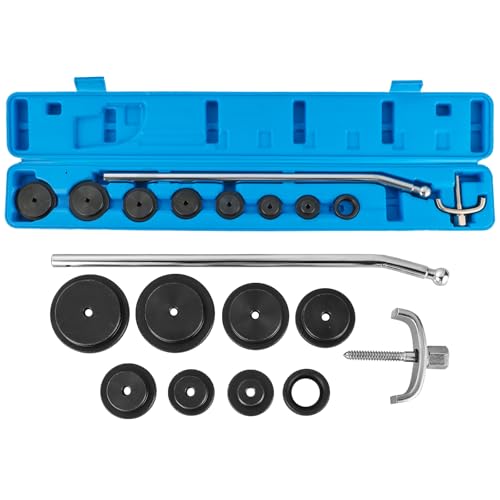 NYXOVA 10PCS Diesel Freeze Plug Installer & Remover Kit Heavy-Duty Frost Plug Installation Tool Set for Engine Repair Includes Storage Case