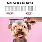 Dog Grooming Scissors for Dogs with Safety Round Tips, 5 in 1 Dog Scissors for Grooming, Professional Curved Pet Grooming Shears Set for Dogs and Cats - Image 5