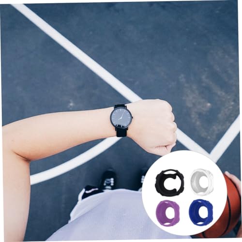 Protector silicona Forerunner para renovar el marco de tu reloj inteligente con 4 fundas 4