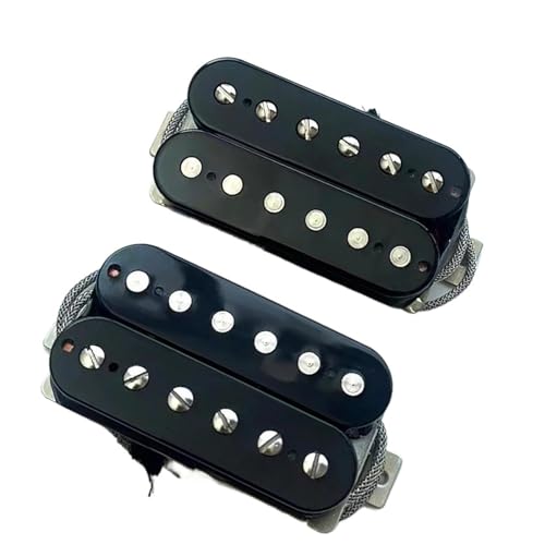 エレキギターのピックアップ ハムバッカー ピックアップ ギター ピックアップ ブラック/ゼブラ(Black)