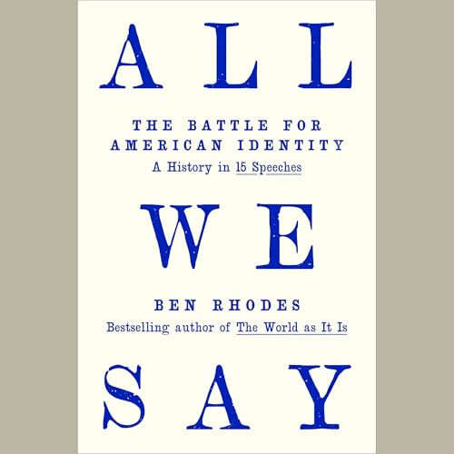 Page de couverture de All We Say