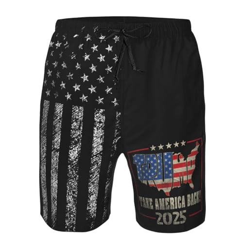 Tru-mp 2025 Take America-Back Patriotic Mens Swimming Trunks Swim Shorts Summer Bathing Suit Swimwear Beachwear4