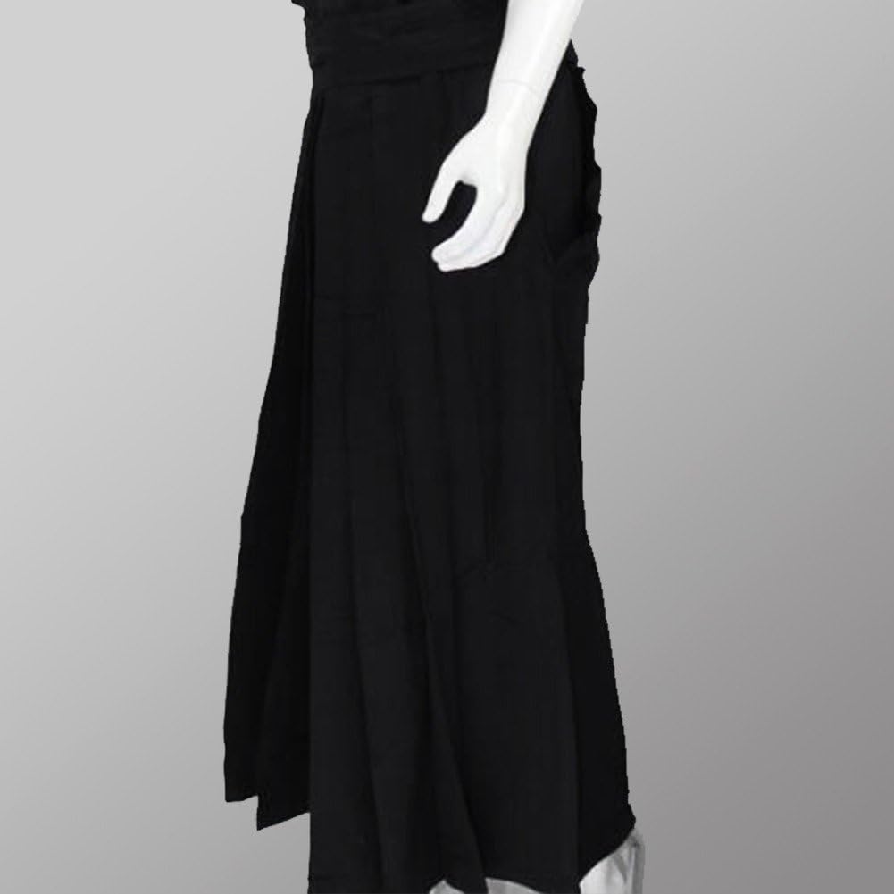 Pantalones De Kendo Hakama, Ropa Deportiva De Artes Marciales Tradicionales Japonesas, Uniforme De Aikido Hapkido Hakama para Hombres Y Mujeres, 1 Unidad