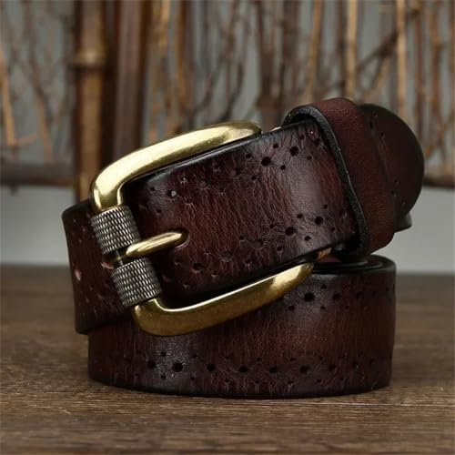 Men's Fashion Genuine Leather Pin Buckle Vintage Belt Male Jeans Luxury Designer Belts3