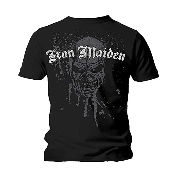 Rocks-off Herren Iron Maiden Sketched Trooper T-Shirt – Bild 3