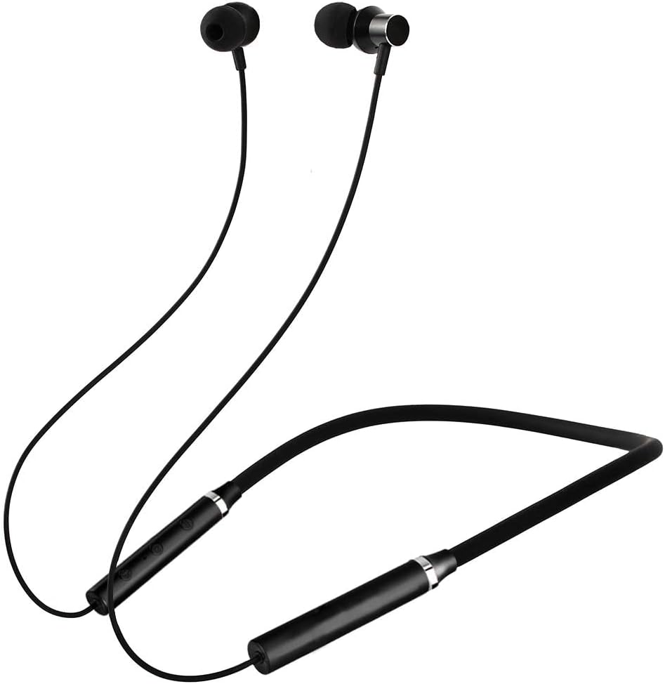 A2Z Shop Wireless Bluetooth Headphones Earphone For Fly Cirrus 8 Neckband Earphone Bluetooth 5.0 Wireless Headphones with Hi-Fi Stereo Sound, 12Hrs Playtime, Lightweight Ergonomic Neckband, Sweat-Resistant Magnetic EarbudsBluetooth Neckband with Vibration Alert for Calls, in-Ear Wireless Earphones with 12 Hour Battery Life, Fast Charging & in-Built Mic, IPX5 Sweatproof Headphones (NX4- 45, Black)