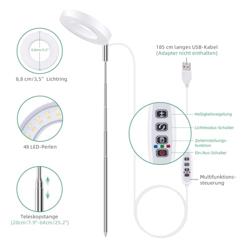 Paulmann 28734 LED Lampe Pflanzenlicht 4W Leuchtmittel Wachstumslicht Beleuchtung Licht 1300K E14 2 Paulmann 28734 LED Lampe Pflanzenlicht 4W Leuchtmittel Wachstumslicht Beleuchtung Licht 1300K E14 – Bild 2