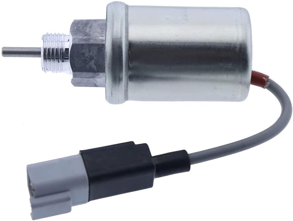 Shut Off Solenoid,Compatible with Perkins 402D 403C 403D 404C,U85206520,Engine Stop Solenoid for Excavator